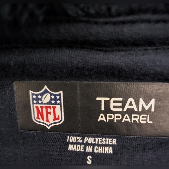 NFL Seattle Seahawks Hi-Pile Sherpa Fleece Zip Hooded Jacket Navy Size Small - Picture 5 of 7